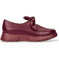 Wonders Dames Leren Velvet loafers in granaatrood (40), Leer, Plat, Geen, Casual, Granaatappel A-4421