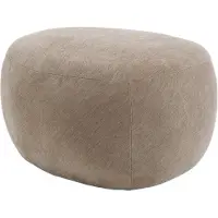 Livin24 Poef Fenna velvet beige