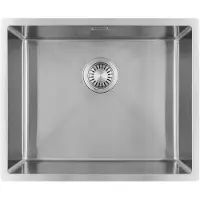Pure.Sink Luxion RVS spoelbak 50x40 cm onderbouw, vlakinbouw en opbouw PLX5040-02