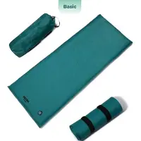 HUSH. Outdoor HUSH Outdoor - Slaapmat Basic - inc. Draagzak - Geïntegreerd Ventiel - Lichtgewicht - 187×62×3cm - Groen