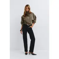 Gina Tricot  - 90´s slim straight jeans - Straight jeans - Zwart - 44 - Dames