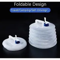 OEM Green Glow - Opvouwbare watercontainer voor kamperen en outdooractiviteiten - 10 liter - Vrij van BPA - Draagbaar met kraan
