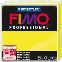 Fimo professional - ovenhardende, professionele boetseerklei blok 85 g - kleur citroen
