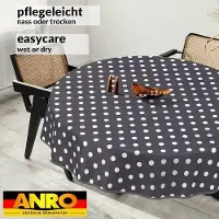 OEM Waterbestendige tafelkleed - Wasbaar - Bescherming voor tafels - Waterafstotend - 120 cm rond - Grijs