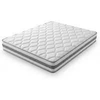 Youjia Matras 90x200 cm, hoogte 25 cm, met comfortschuim, 7-zone pocketveringmatras, ergonomisch, volwassen matras, gecertificeerd volgens
