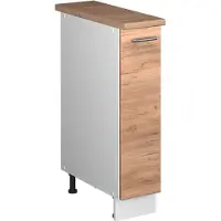 Vicco Apotheekkast Fame-Line, Goudkleurig Eiken/Wit, 20 cm, WB Eik