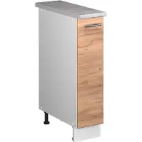 Vicco Apotheekkast Fame-Line, Goudkleurig Eiken/Wit, 20 cm, WB Marmer