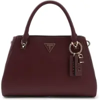 GUESS Dames Luxe satchel tas Noelle II granaatrood (OSFA), Casual, Granaatappel, Polyurethaan HWZG9672070