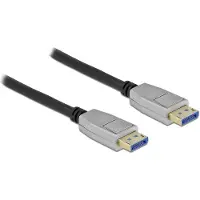 DeLOCK DisplayPort kabel | DP2.1a (10K 60Hz) | UHBR13.5 (54Gbit/s) | metaal | 1 meter
