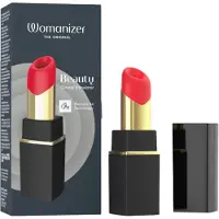 Womanizer Beauty - luchtdruk clitorisstimulator in lippenstiftvorm (zwart)