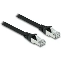 DeLOCK S/FTP Cat 6a - 5 meter - Zwart -