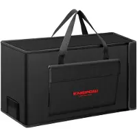 Sonstiges Accubak voor elektrische fiets, brandwerend, explosiebestendig, geschikt voor 2 accu's, stootvast, zwart, 45x12x25 cm