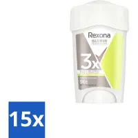 Rexona 15 x - Deodorant Stick - Maximum Protection Stress Control Dry - Tegen Stresszweet - 45 ml - Anti-transpirant - Stresszweet - Zweetbescherming - Droge Oksels - Frisheid