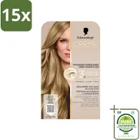 Schwarzkopf 15 x - Haarkleuring - Creme Supreme 8-0 - Natuurlijk Blond - 245g - Grootverpakking - Permanente Haarkleuring - Blond Haar - Grijsdekking - Haarkleur - Verzorging Haarkleuring