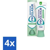 Sensodyne 4 x - Tandpasta - ProGlasur Daily Protection - Dagelijkse Bescherming - 75 ml - Tandpasta - Tandglazuur - Tanderosie - Fluoride - Gevoelige Tanden