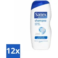 Sanex 12 x - Shampoo - Anti-Roos - Tegen Schilfers - 250 ml - Roos Shampoo - Anti Roos Shampoo - Kalmerende Shampoo - Hoofdhuidverzorging - Roos Verhelpen