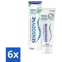 Sensodyne - Tandpasta - Repair & Protect - Deep Repair - Gevoelige Tanden - 75 ml - Voordeelverpakking - 6 stuks