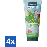 Kneipp 4 x - Shampoo & Showergel - Little Dragon - 200 ml - Kinder Shampoo - Kinder Douchegel - 2-in-1 Shampoo - Zachte Shampoo - Dragonfruit Geur