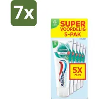 Aquafresh Tandpasta Coolmint - Fris en Beschermend - Voordeelverpakking - 5 tubes - Bulkverpakking - 7 stuks