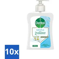 Dettol 10 x - Handzeep - Gentle - Kamille & Katoenbloesem - 250 ml - Handzeep - Antibacterieel - Hygiëne - Huidverzorging - Kamille