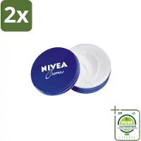 Nivea - Crèmeblik - Met Natuurlijke Oliën - Verzorgend - 150 ml - Voordeelverpakking - 2 stuks - Crème - Droge huid