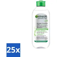 Garnier 25 x - SkinActive - Micellair Reinigingswater - Vette Huid - Verzachtend & Reinigend - 400 ml - Micellair Reinigingswater - Vette Huid - Make-up Verwijderen - Geurloos - Hypoallergeen
