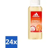 Adidas – Douchegel – Active Skin & Mind Energy Kick – 250 ml - Voordeelverpakking - 24 stuks