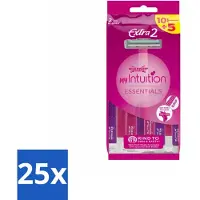 Wilkinson Sword 25 x Wilkinson - Wegwerpscheermesjes - Extra 2 Beauty - Extra Comfort - 15 mesjes - Wegwerpscheermesjes - Scheermesje Vrouw - Scheermesje Voor Vrouwen - Wegwerpmesje - Scheerbeurt Vrouw
