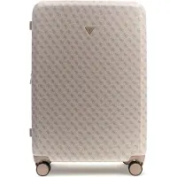 GUESS trolley Latona 28 In 8-Wheeler Exp Bone Logo crème 76cm