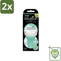 Wilkinson Sword - Scheermes - Intuition Sensitive Care 2-in-1 - Zacht - 1 scheermes - Voordeelverpakking - 2 stuks - Scheermes - Scheerapparaat