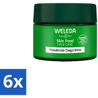 Weleda 6 x - Dagcrème Skin Food - Voedend - 40 ml - Voedende Dagcrème - Natuurlijke Dagcrème - Vegan Dagcrème - Droge Huid - Normale Huid