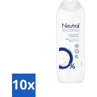 Neutral 10 x - Shampoo - Gevoelige huid - 250 ml - Gevoelige Huid - Gevoelige Hoofdhuid - Gevoelige Haar - Parfumvrij Shampoo - 0% Parfum