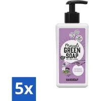 Marcel's Green Soap 5 x - Handzeep - Lavendel & Rozemarijn - Zachte verzorging - 250 ml - Handzeep - Handen Reinigen - Handen Verzorgen - Natuurlijke Handzeep - Zachte Handen