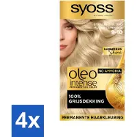 Syoss Oleo Intense - Haarverf - 9-10 - Stralend Blond - 115ml x 4