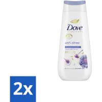 Dove 2 x Douchecrème - Anti-Stress - Kamille & Havermelk - 225 ml - Douchegel - - Anti-Stress - Verzorgende Douchegel - Droge Huid
