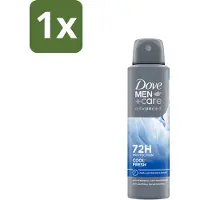 Dove 1 x Men+Care Deodorant Spray - Cool Fresh - Advanced Care - 150 ml - Deodorant Spray - Anti-transpirant - Zweetvermindering - Huidbescherming - Frisheid