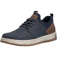 Rieker Heren Slipper Extra Wijd H Elastiek RiekerTEX 37050-15 Blue