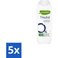 Neutral 5 x - Douchegel - Gevoelige huid - Parfumvrij - 250 ml - Gevoelige Huid - Parfumvrije Douchegel - 0% Parfum - 0% Kleurstof - Milde Douchegel