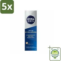 Nivea 5 x MEN - Anti-Age - Hydraterende Gezichtsgel met Hyaluron - 50 ml - Grootverpakking - Anti-ouderdom - Gezichtsgel - Hyaluronzuur - Hydratatie - Jongere Huid