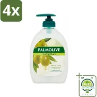 Palmolive - Milk & Olive - Handzeep Met Pomp - Verzorgend & Mild - 500 ml - Voordeelverpakking - 4 stuks - Handzeep - Melk