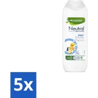 Neutral 5 x - Baby Shampoo - Gevoelige huid - Parfumvrij - 250 ml - Baby Shampoo - Gevoelige Huid - Parfumvrij Shampoo - Zeepvrij Shampoo - Mild Shampoo