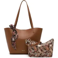 Tamaris Shopper 'Margarethe' cognac / zwart