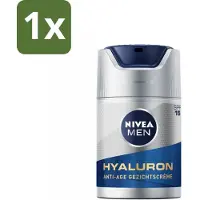 Nivea 1 x MEN - Anti-Age - Gezichtscrème met SPF 15 - 50 ml - Anti-age Crème - Gezichtsverzorging - SPF 15 - Huidveroudering - Hyaluronzuur