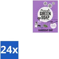 Marcel's Green Soap - Handzeep Bar - Lavendel & Rozemarijn - Zachte verzorging - 90 gr - Voordeelverpakking - 24 stuks