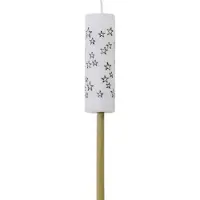 Rustik Lys - Burning torch - fakkel - stars