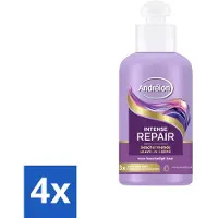 Andrélon 4 x – Leave-In Crème – Intense Repair – 200 ml - Haarverzorging - Droog Haar - Beschadigd Haar - Hyaluronzuur - Leave-in Crème
