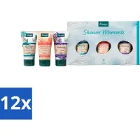 Kneipp 12 x - Shower Moments Geschenkset - Douchegel - Cadeauset - - Natuurlijke Geuren - Etherische Oliën