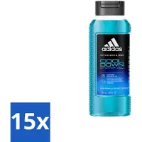 Adidas – Douchegel – Active Skin & Mind Cool Down – 250 ml - Bulkverpakking - 15 stuks