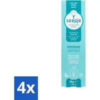 Seepje 4 x - Handzeep - Natuurlijke Geur & Verzorging - Eucalyptus en Rozemarijn - Navulverpakking - 34 g - Handzeep - Navulverpakking - Eucalyptus - Rozemarijn - Natuurlijke Ingrediënten