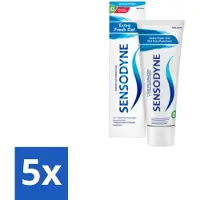 Sensodyne - Tandpasta - Extra Fresh Gel - Verfrissend - 75 ml - Bulkverpakking - 5 stuks